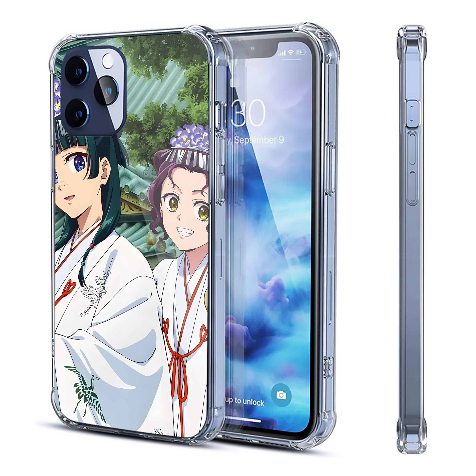 （画像用） 薬屋のひとりごと The Apothecary Diaries 【iPhone 12シリーズ対応】透明スマホケース（クリアソフトケース）